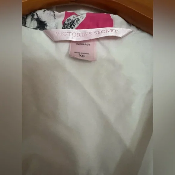 😍8for1 Price🦊pijama Shirt bikini set SzXS &White lace inserted Top. - Picture 5 of 16